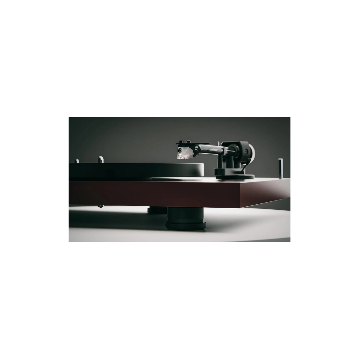 Pro-Ject Audio Debut EVO 2 - Manual Two-Speed Turntable (Satin Walnut Veneer)