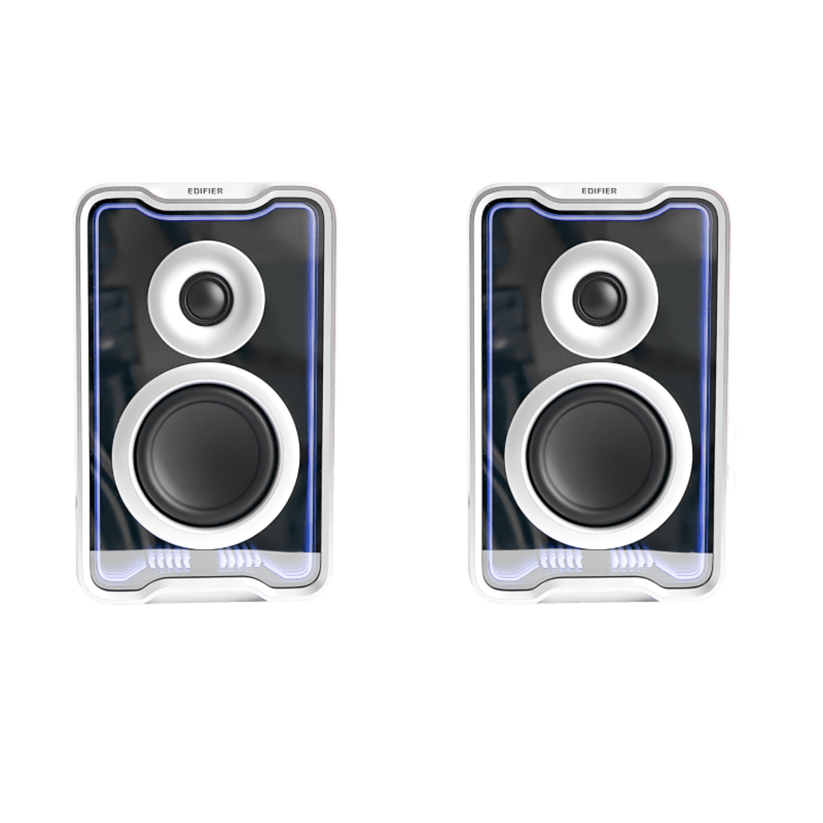 Edifier QR30 2.0 Powered Active Bookshelf Speaker with USB (White)