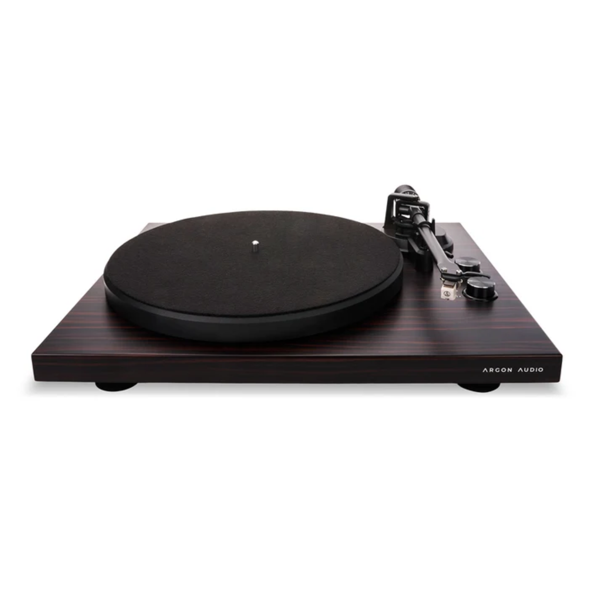 Argon Audio TT MK2 - Manual Belt Drive Turntable (Satin Mahagony)
