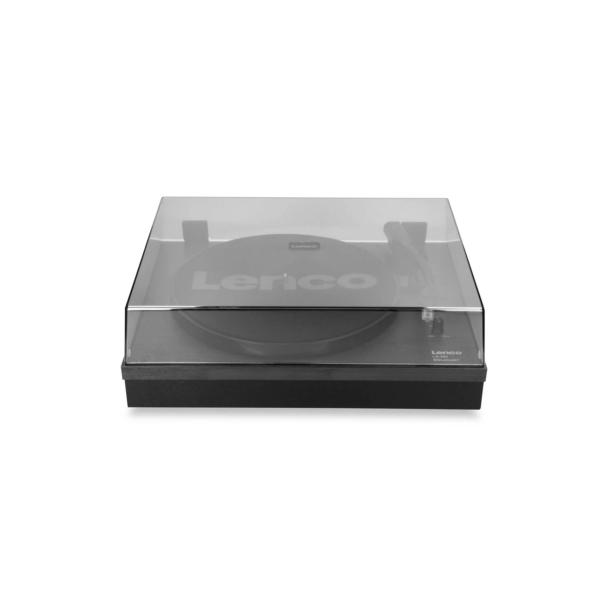 Lenco LS-300BK - Record Player with Bluetooth and two Bookshelf speakers (Black)