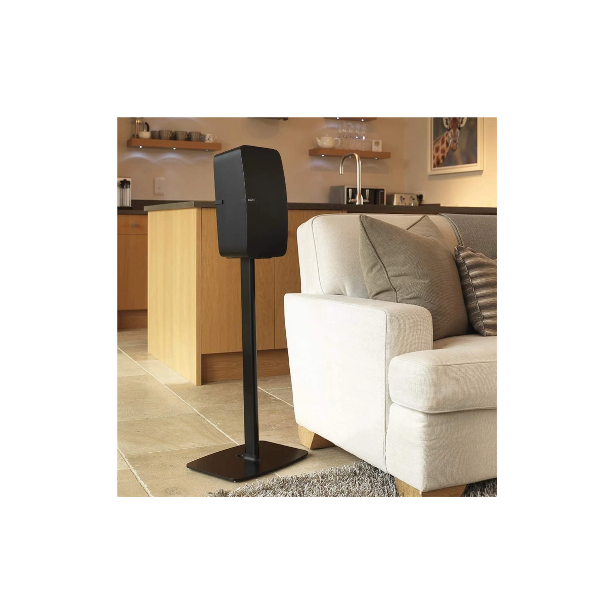 Sonos Flexson Floor Mount for Sonos Five / Play:5 (Each) (Black)