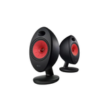 KEF EGG Duo wireless music system Powered Speakers + Audio Technica AT-LP60X - Fully Automatic Belt-Drive Turntable (Black) (Audiophile Enthusiasts Bundle Pack)