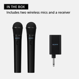 Sony ULTMIC1 Wireless Microphone for Karaoke with 20 Hour Battery (Includes Two Wireless Mics and Receiver) (UOULTMIC1)