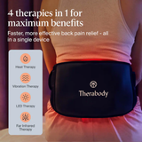 Therabody ThermBack LED – 4-in-1 Back Wrap With Heat, Far infrared, Vibration and LED Light Therapies For Lower Back Pain Relief