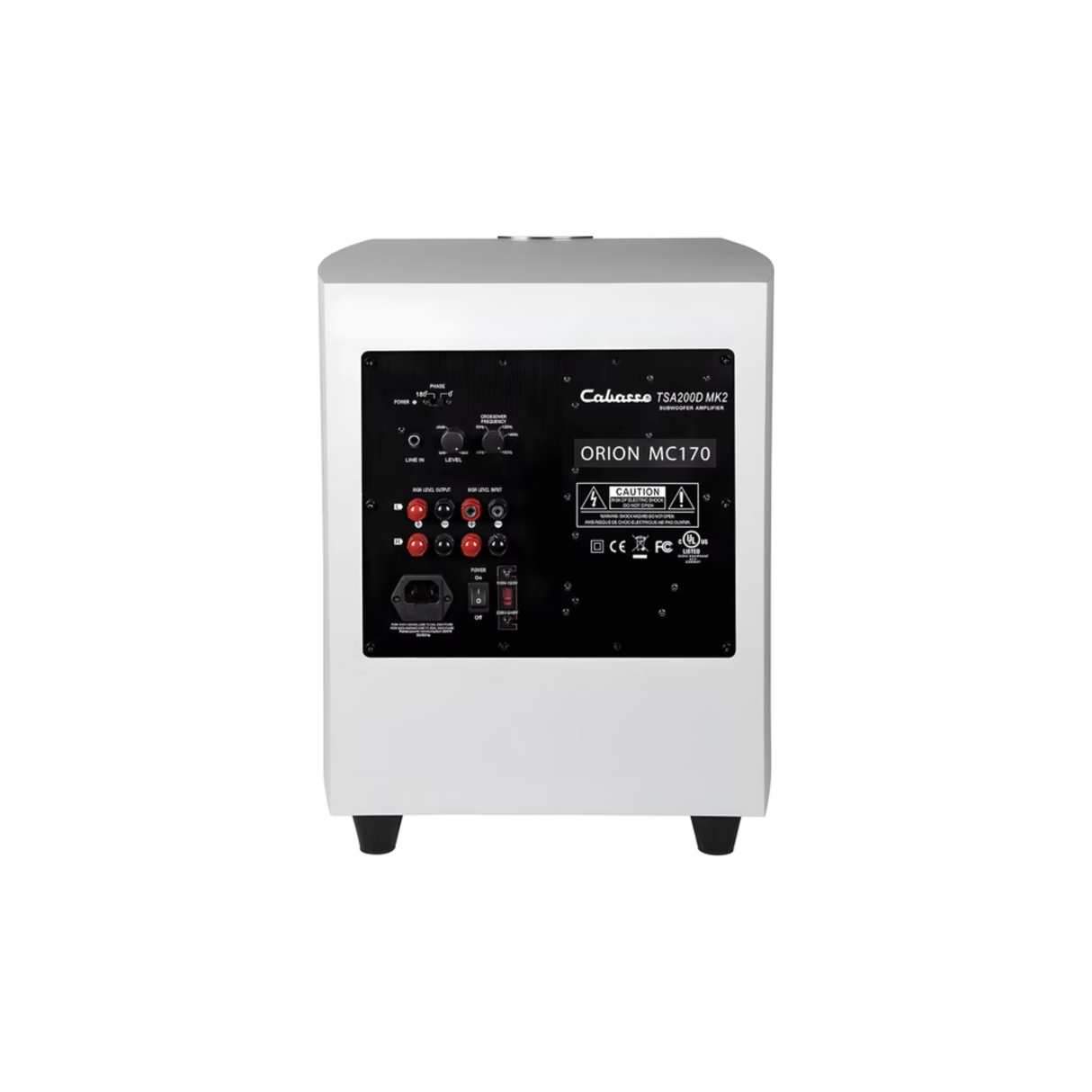 Cabasse Orion - 8 Inches Downfiring 200W Powered Subwoofer (White)