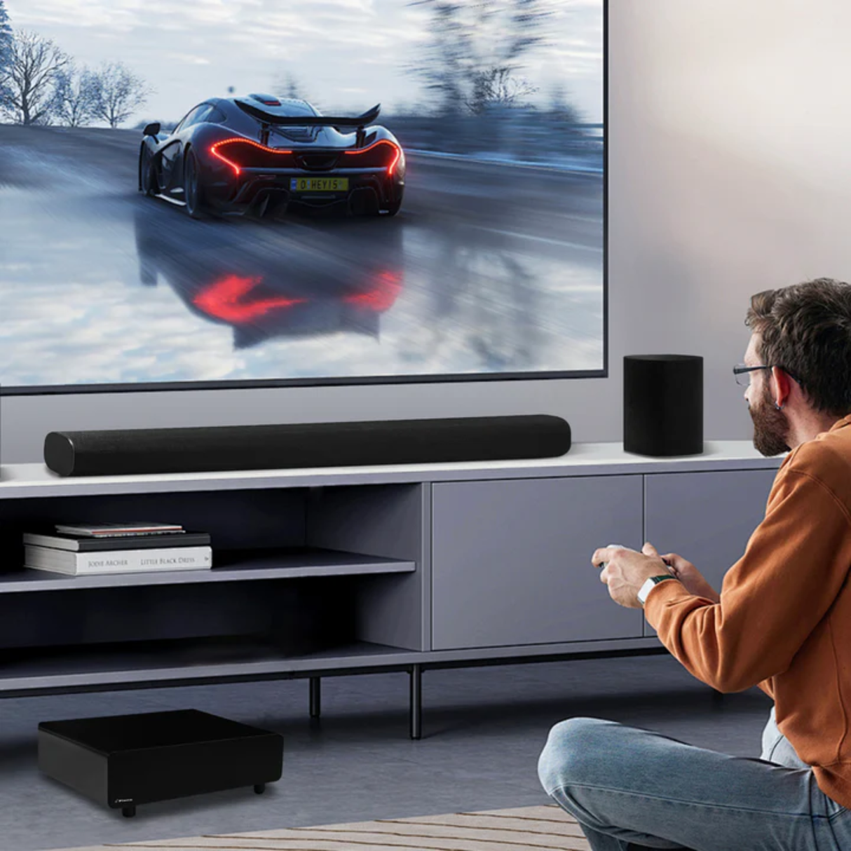 Platin Milan 5.1.4 - Wireless Dolby Atmos Soundbar with Subwoofer
