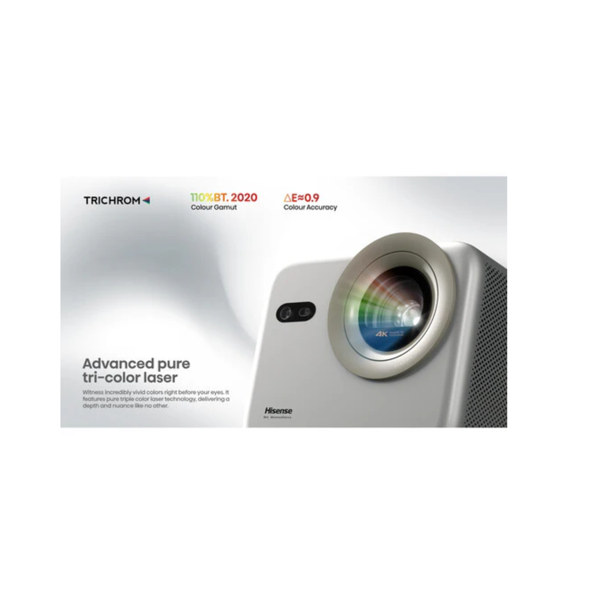 Hisense M2 Pro - 4K UHD Triple Laser Smart Portable Projector