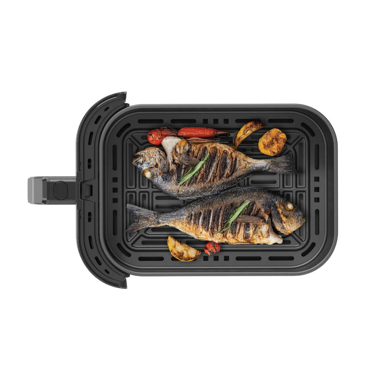 Nutricook Slim XL 7.6L Air Fryer with 100% Toxin-Free Ceramic Coating—No PTFE, PFAS, PFOA or Microplastics, Clear Window, Light & Extra-Large Basket