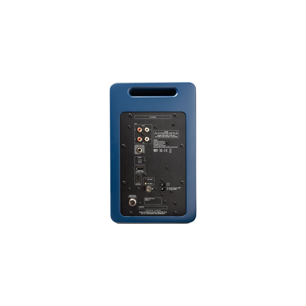 Argon Audio Forte A5 Wifi - Wifi Enabled Powered Bookshelf Speaker with HDMI ARC (Pair) (Blue)