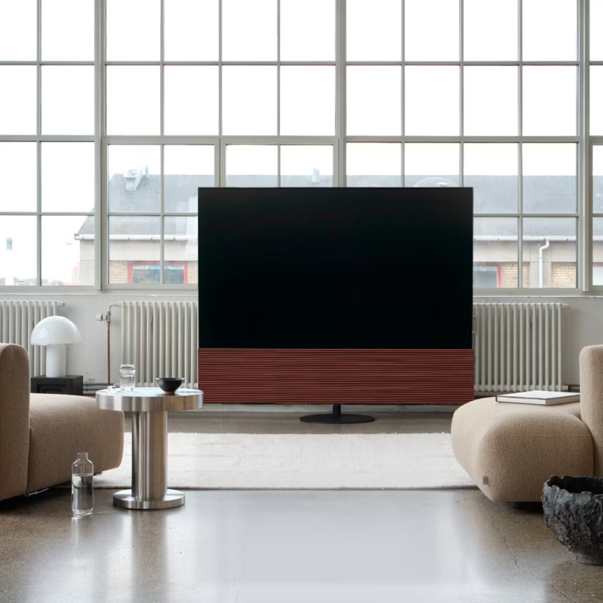 Canvas 85'' Soundbar (Wood Finish, Mahagony)