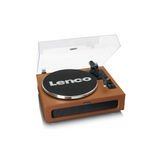 Lenco LS-430BN - Record Player with built-in speakers (Brown)