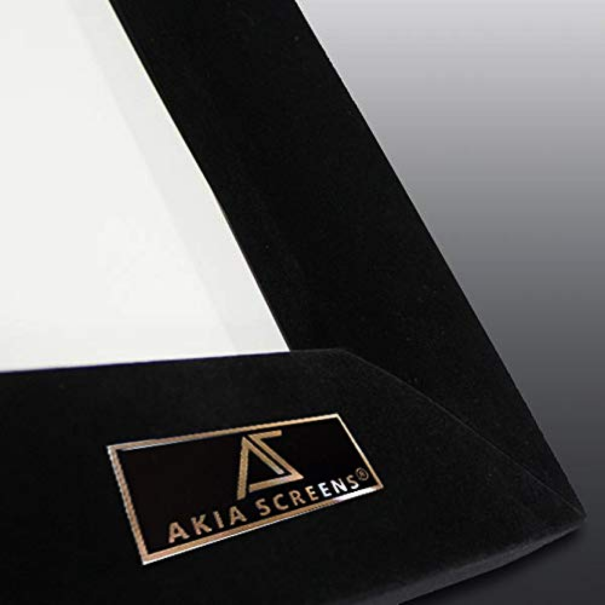 Akia Screens AK-FF150WH2 - 150 Inches CineWhite Fixed Frame Projection Screen (16:9) (8K / 4K Ultra HD 3D Ready HDR Compatible)
