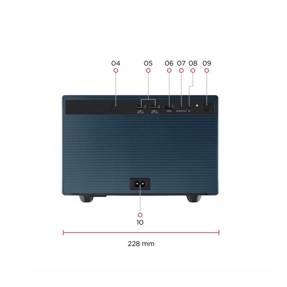 ViewSonic LX60HD - 1080P Full HD LED Portable Projector with Built-in Google TV