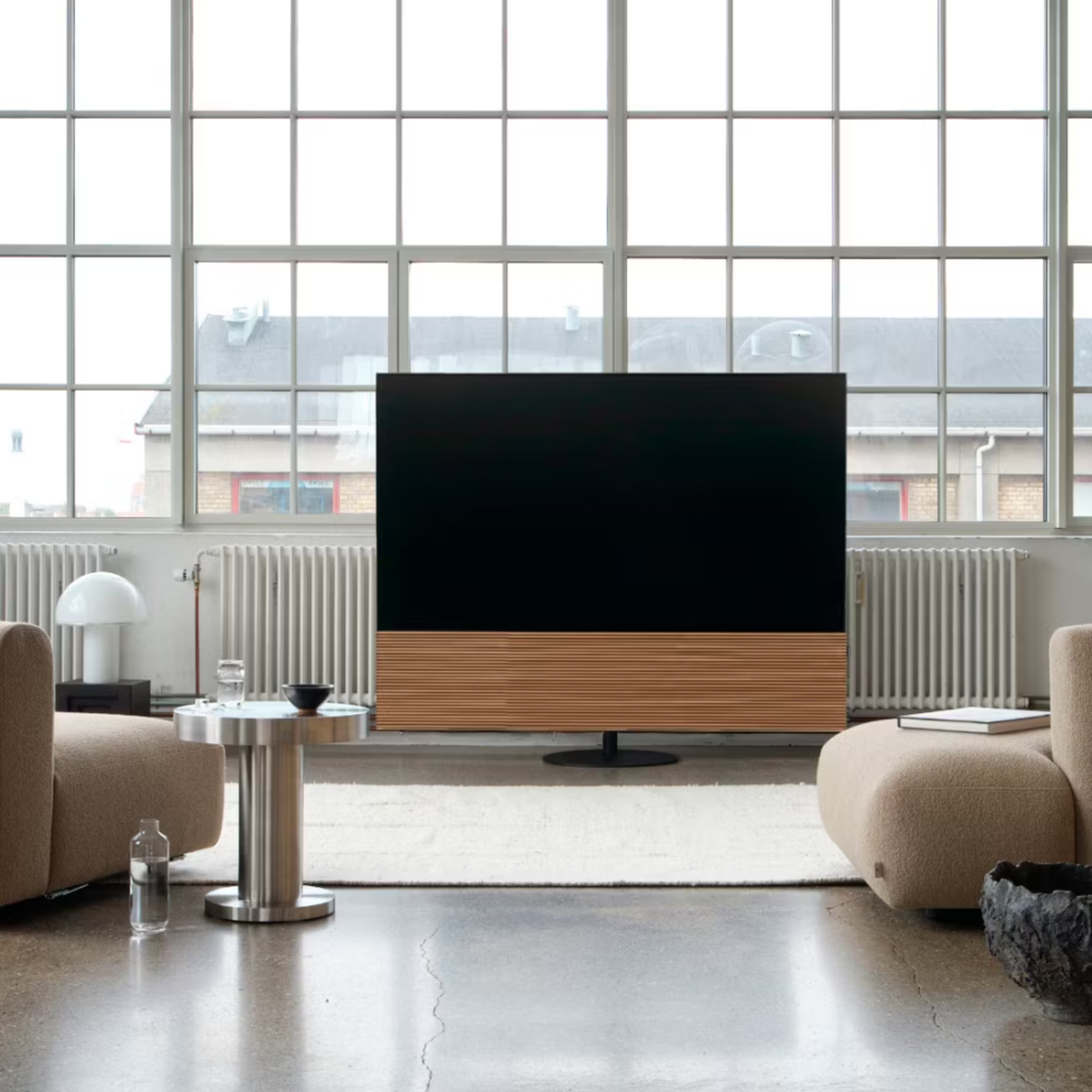 Canvas 83'' Soundbar (Wood Finish, Light Oak)