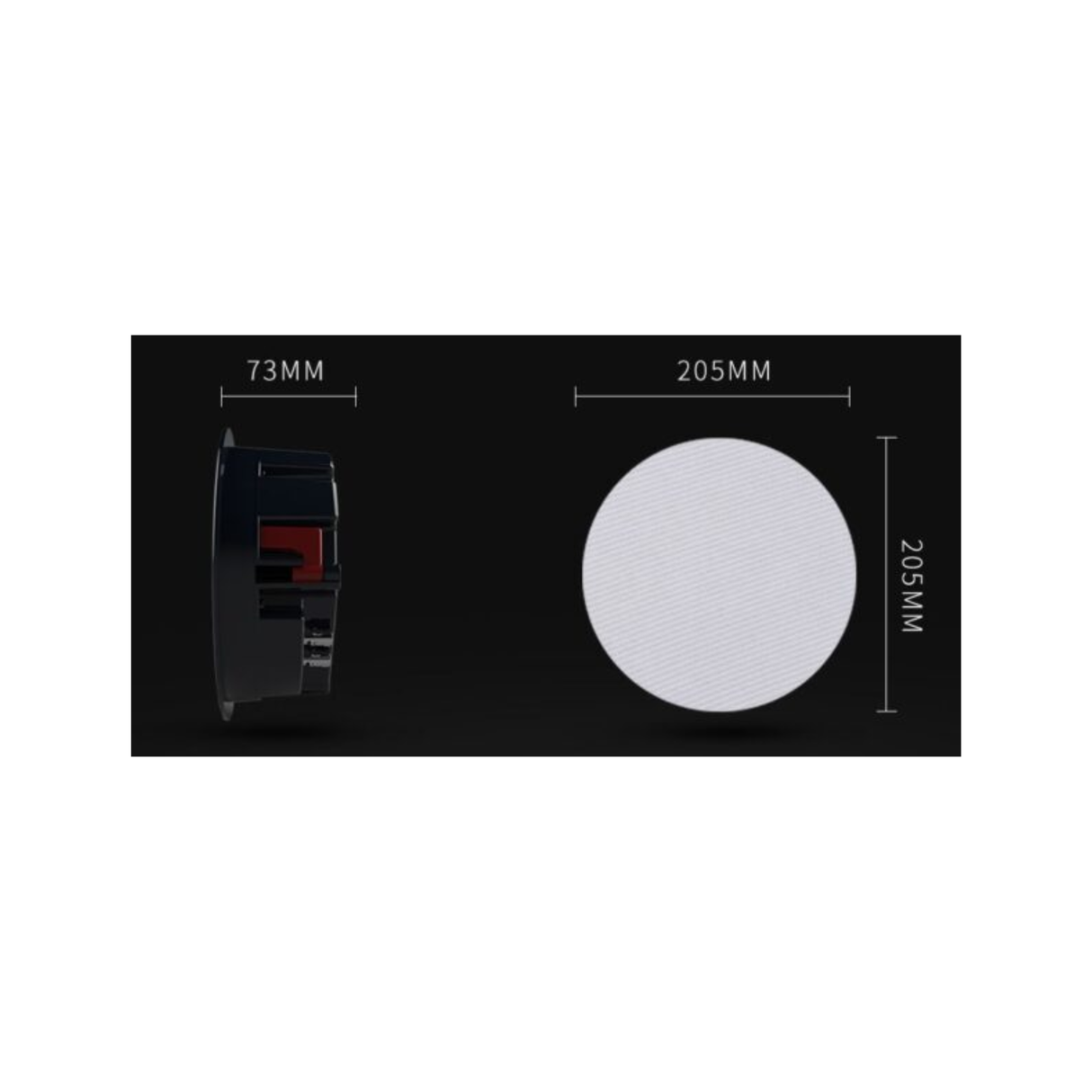 Multi AV Sava - Wifi Enabled Hi Res Airplay 2 Multi Room In-Ceiling Speakers (Pair) (30 Watts)