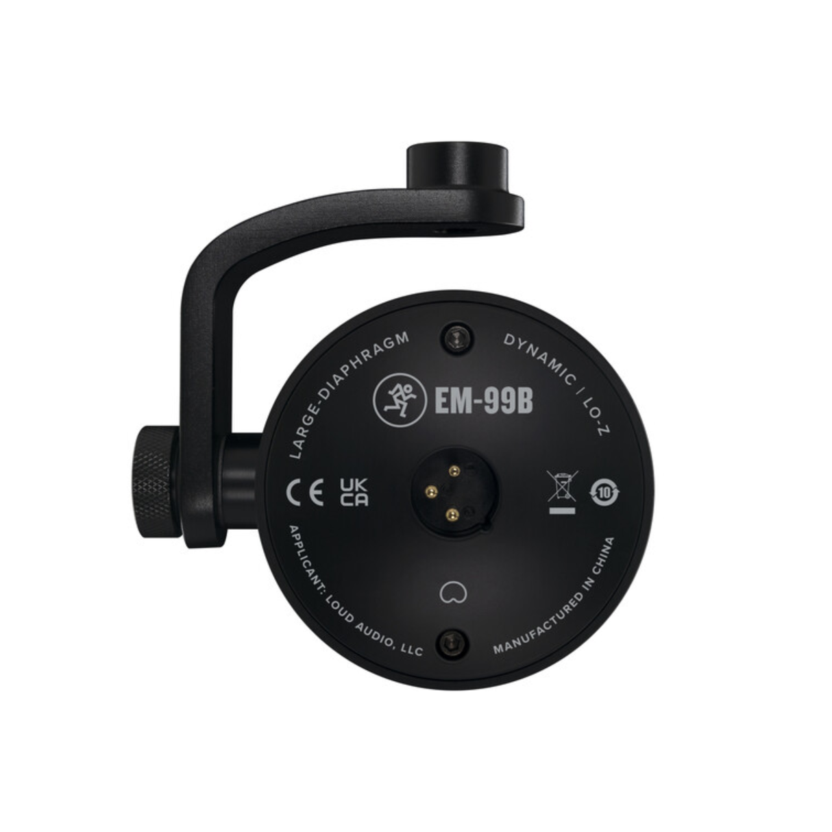 Mackie EM-99B - Dynamic Broadcast & Podcast Microphone