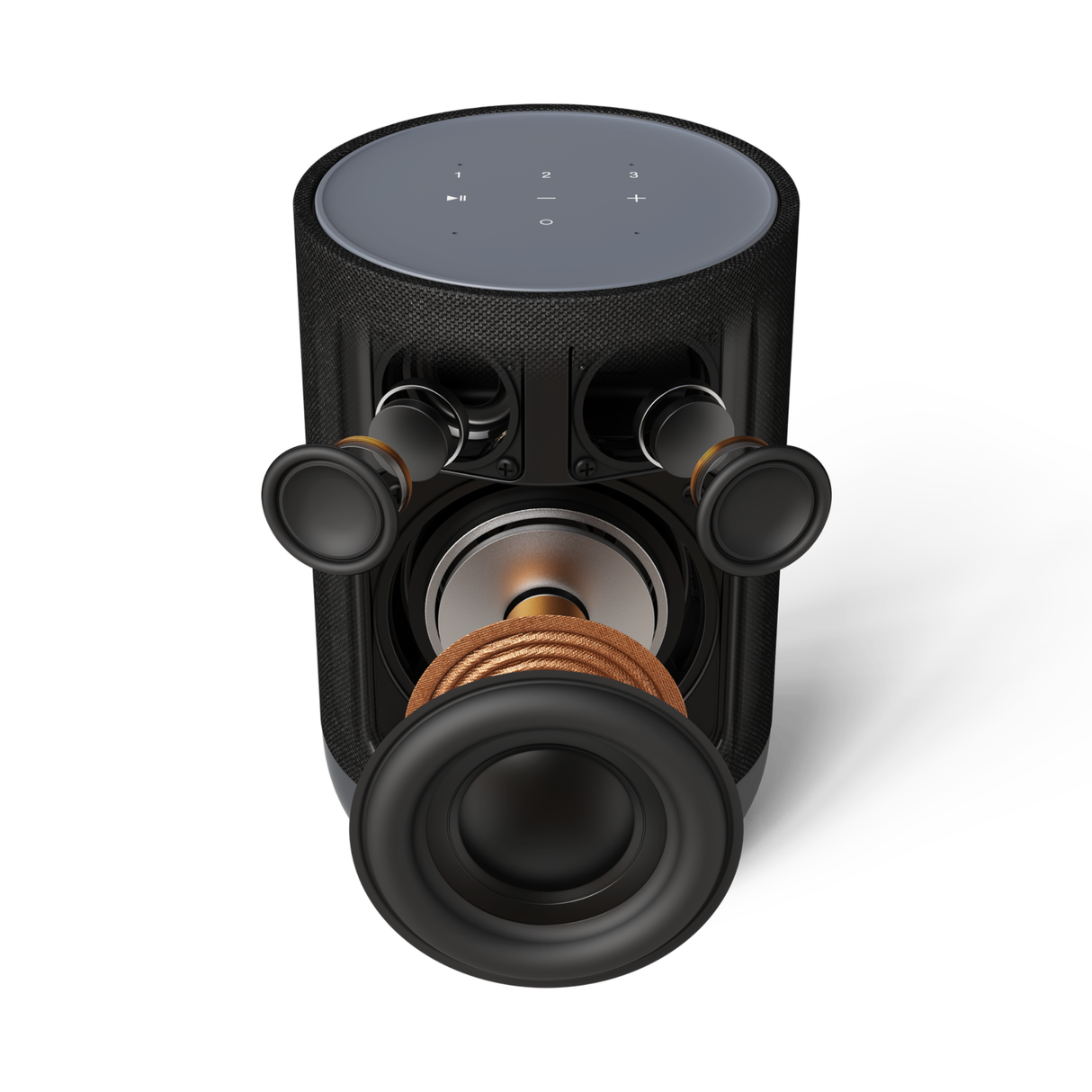 Denon Home 200 - Wireless Smart Powered Speaker by HEOS With Dolby Atmos Music (Stone)