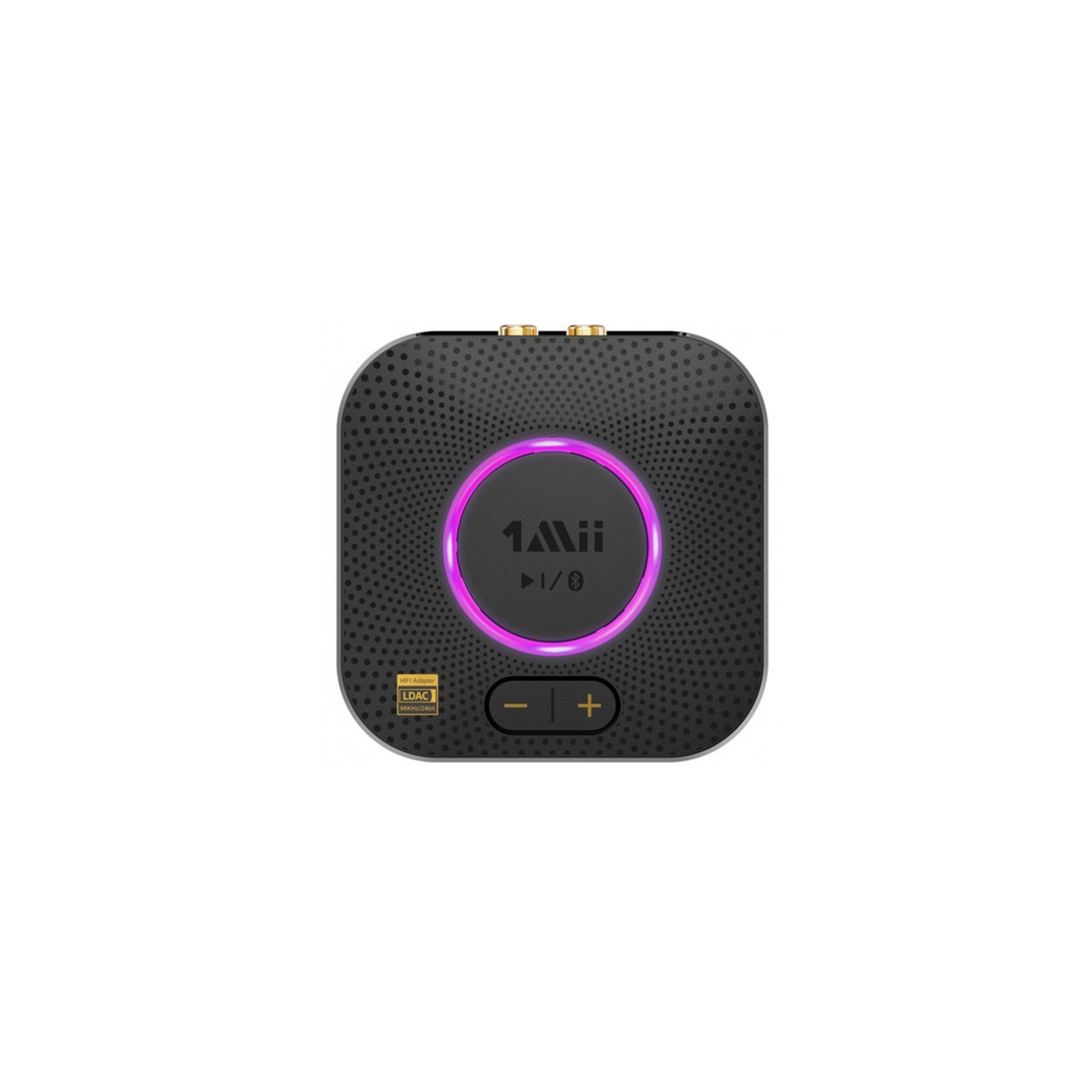 1Mii B06S Plus Bluetooth Receiver - HiFi Bluetooth Audio Adapter w/LDAC, aptx HD & aptx Low Latency, Long Range Hi-Res Audio with Volume Control,