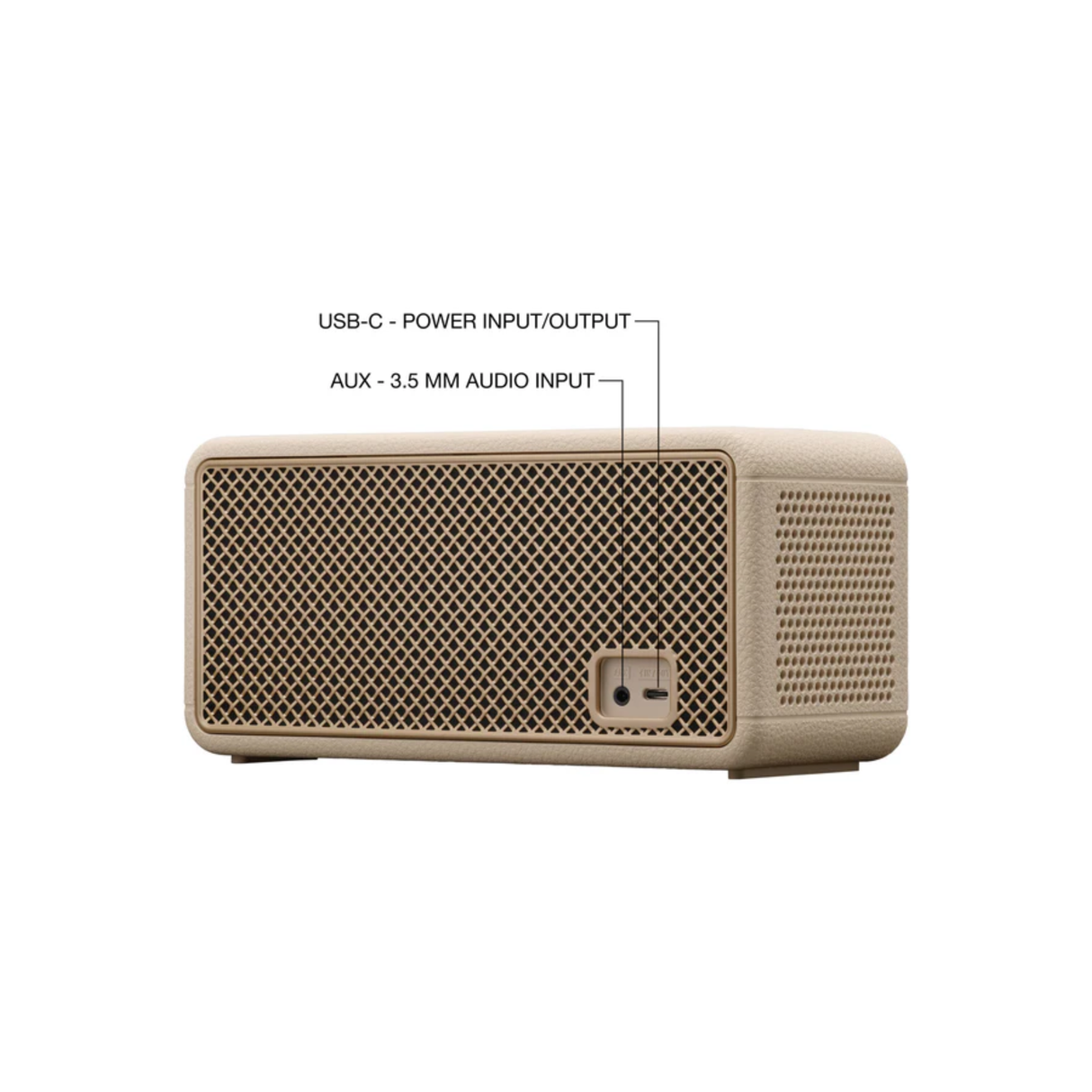 Marshall Middleton II - Portable Bluetooth Speaker (Cream) (Over 30 Hours Playtime, IP67 Waterproof)