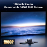 ETOE Whale Pro - 1500 Lumens 1080P Full HD DLP Google TV Smart Portable Projector