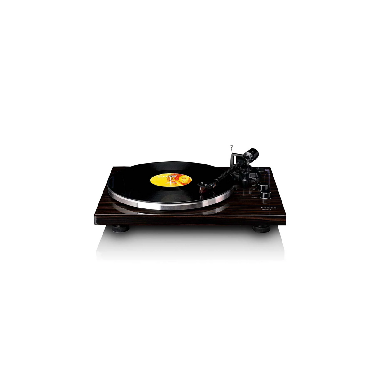 Lenco LBT-345WA - Record Player with Bluetooth & Ortofon 2M Red cartridge (Walnut)