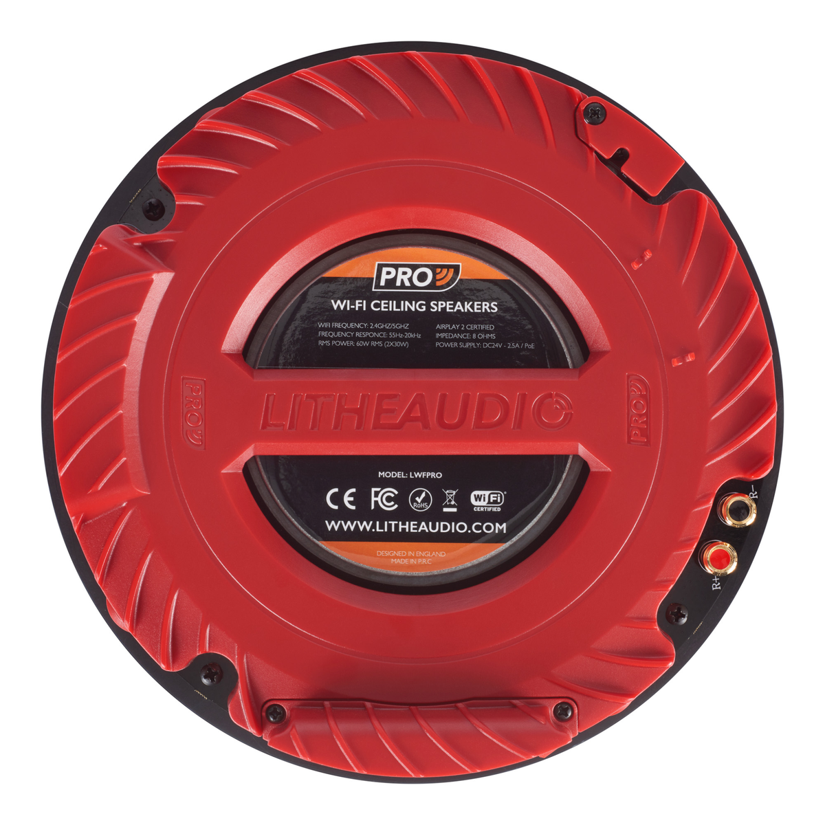 Lithe Audio 6500 - 6.5" Pro Series Multi-Room Wi-Fi, Bluetooth Ceiling Speaker (Each)