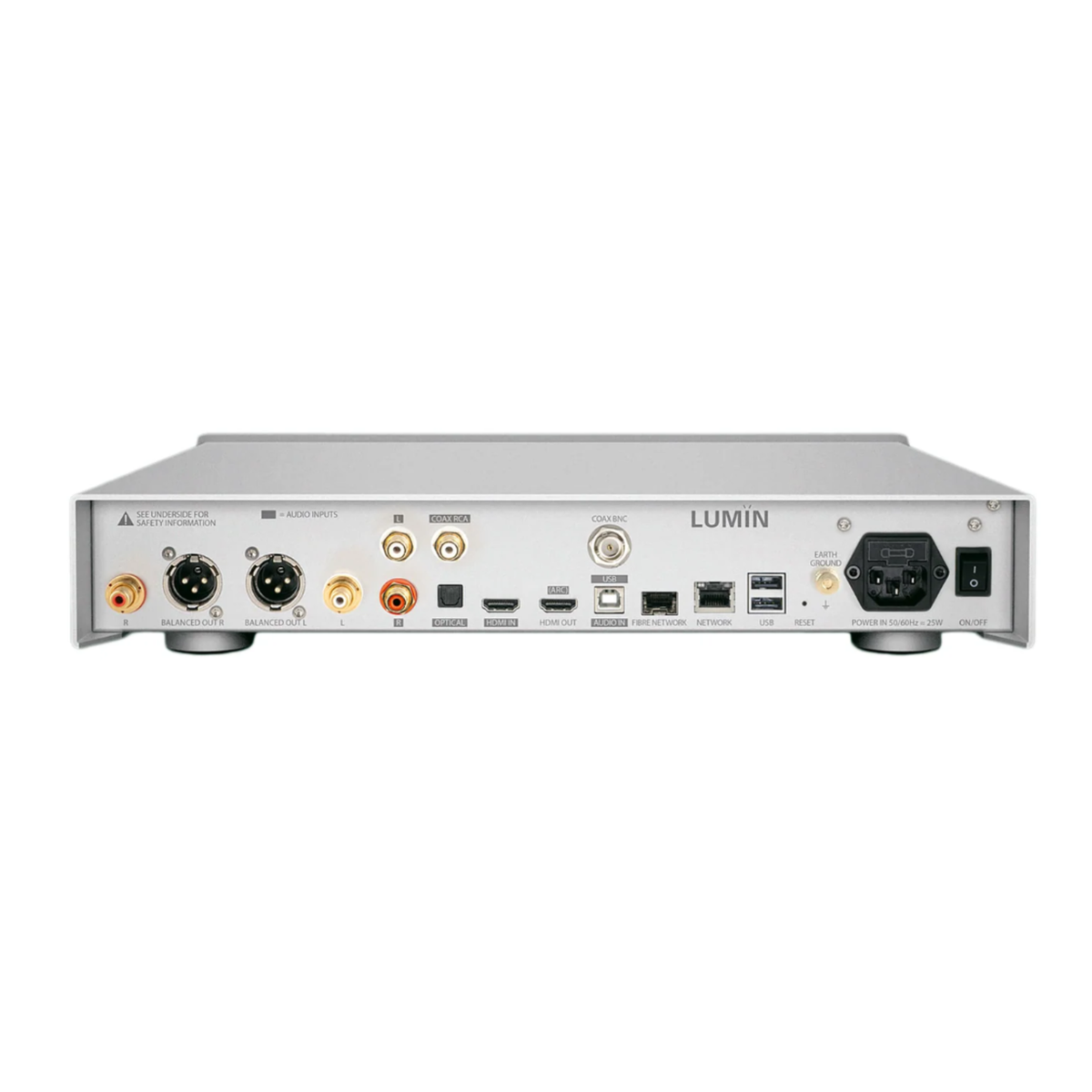 Lumin P1 Mini - Music Streaming DAC/ Network Music Player & Preamplifier (Silver)