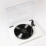 Rega Planar 1 Plus Eco Deck - Belt Drive Turntable with Built-In Phono Stage (White)