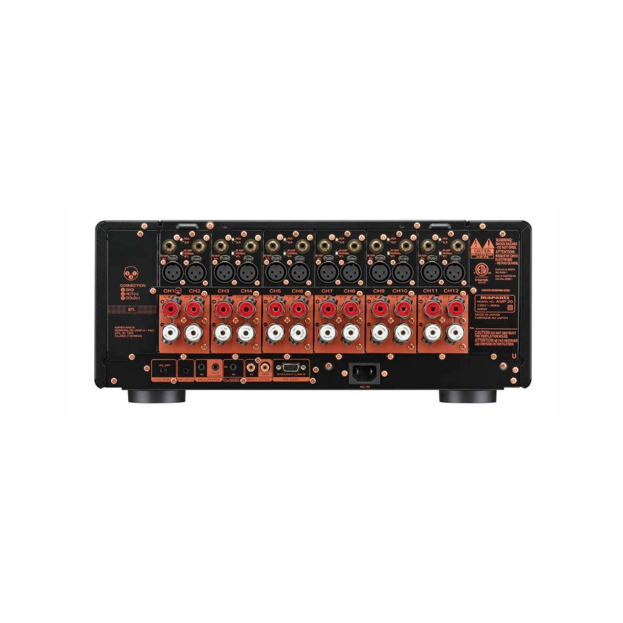 Marantz AMP 20 - 12 Channel High-Performance Home Theater Power Amplifier with 200 Watts