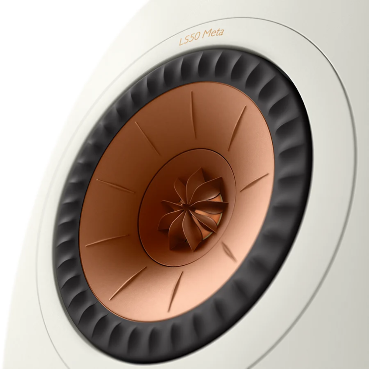 Kef LS50 META Bookshelf Speaker (Pair) (Mineral White)