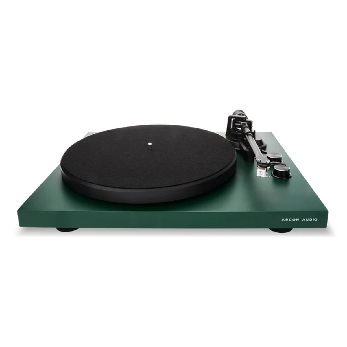 Argon Audio TT MK2 - Manual Belt Drive Turntable (Pine Green, Lacquer)
