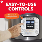Instant Pot Duo 6QT(5.7L) 7-in-1 Electric Pressure Cooker, Multi Pot, SS304 Stainless Steel Inner Pot, Slow Cook, Rice Cooker, Steamer, Sauté, Yogurt Maker & Keep Warm