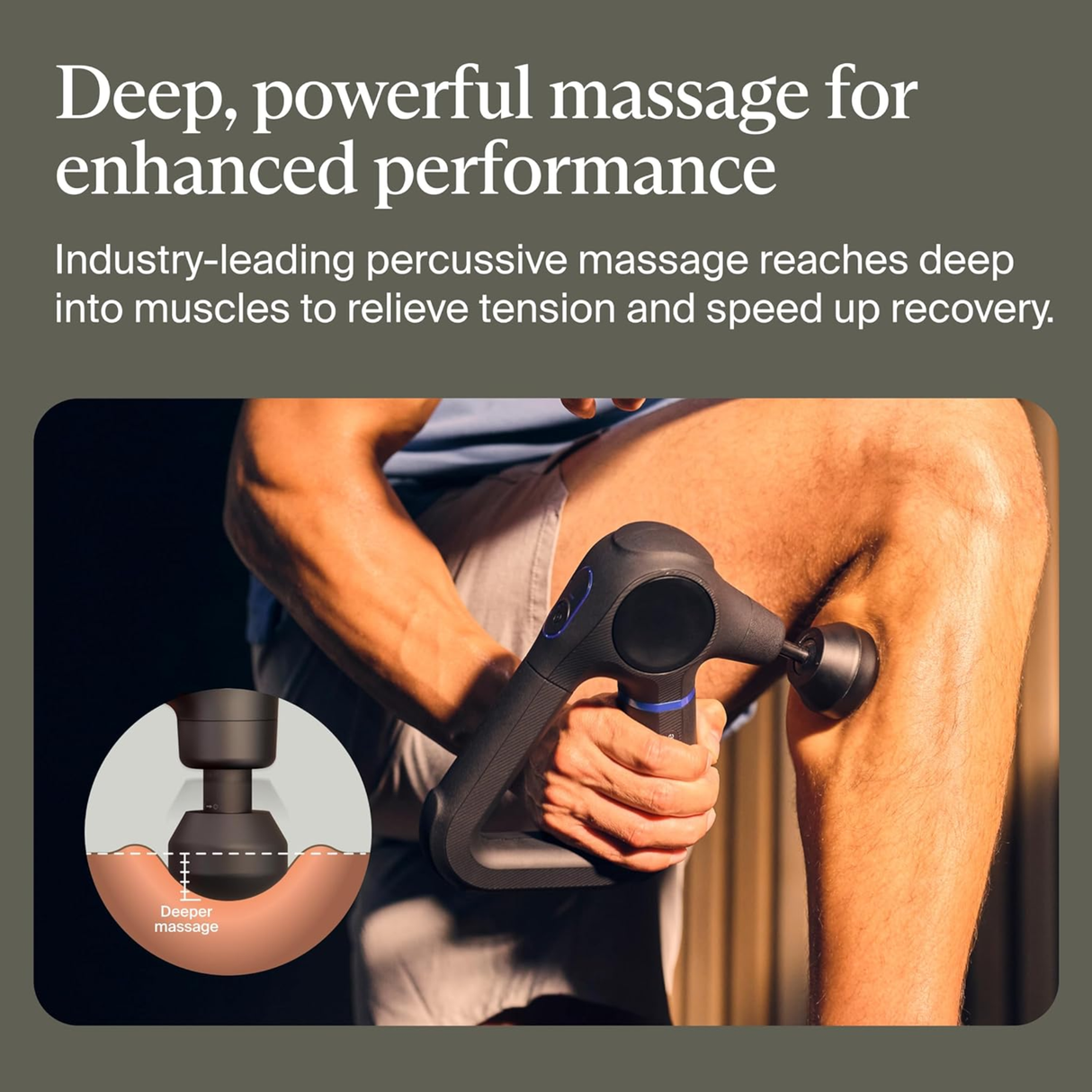 Theragun Prime 6th Generation by Therabody - Deep, Powerful Massage Gun in a Rugged