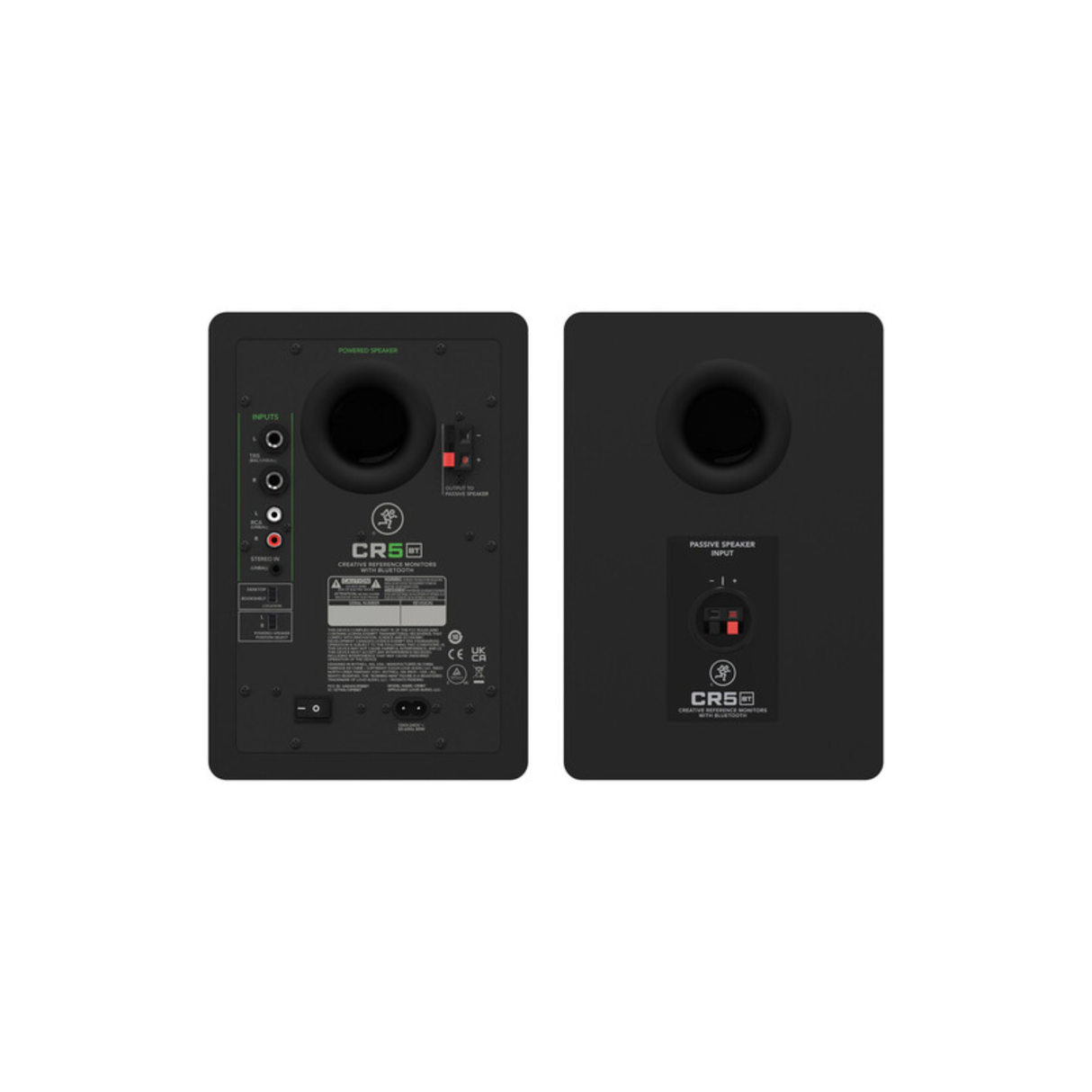 Mackie CR5BT - 5.25 Inches Powered Studio Monitor Speaker With Bluetooth (Pair) (Black)