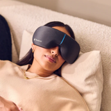 Therabody SmartGoggles (2nd Generation) Heated Eye Mask & Eye Massager - Blackout Sleep Mask & Temple Massage for Personalized Relaxation, Stress Relief (Black)
