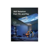 XGIMI MoGo 4 Laser - Full HD Google TV Smart Triple Laser Portable Projector with Built-In Battery