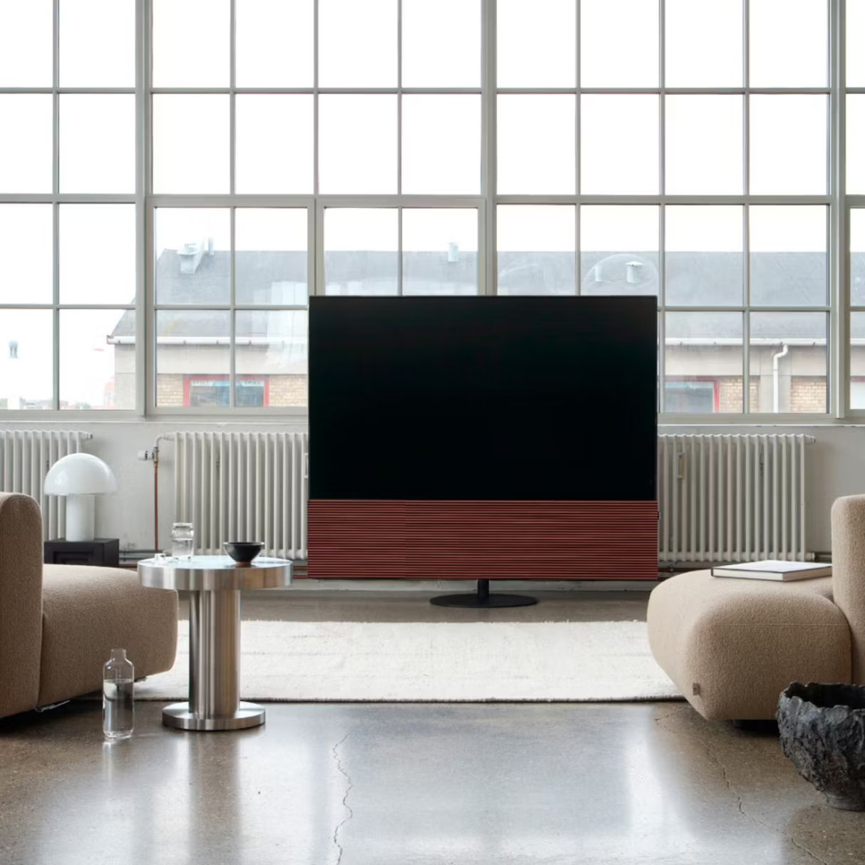 Canvas 77'' Soundbar (Wood Finish, Mahagony)