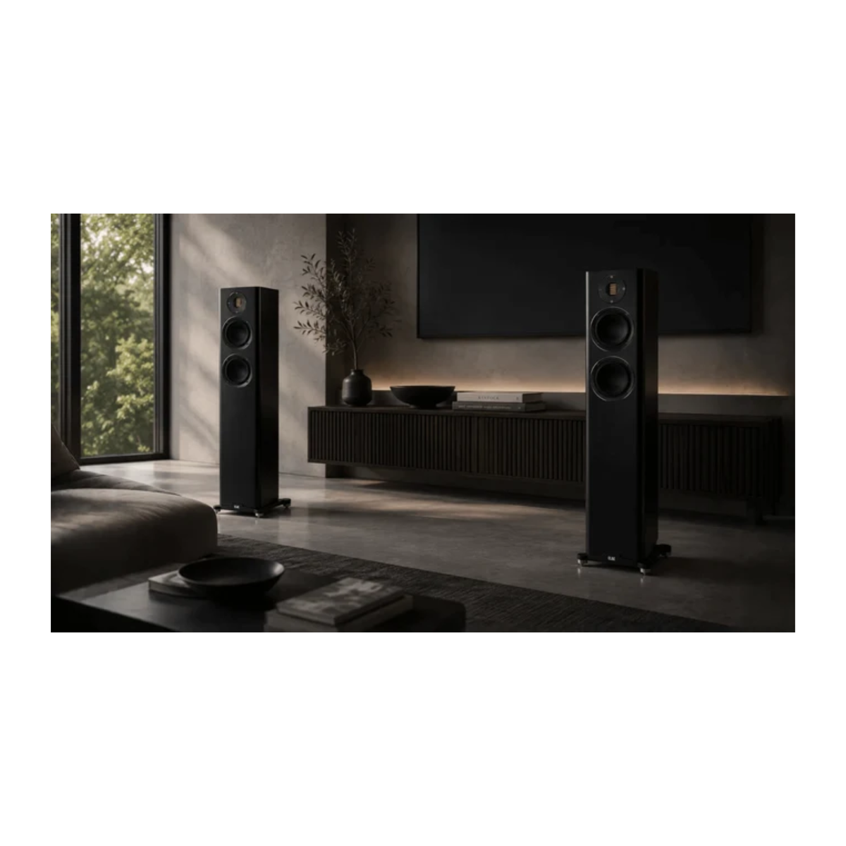 Elac Carina FS 247.4 - 2.5 Way Floorstanding Speaker (Pair) (Black)
