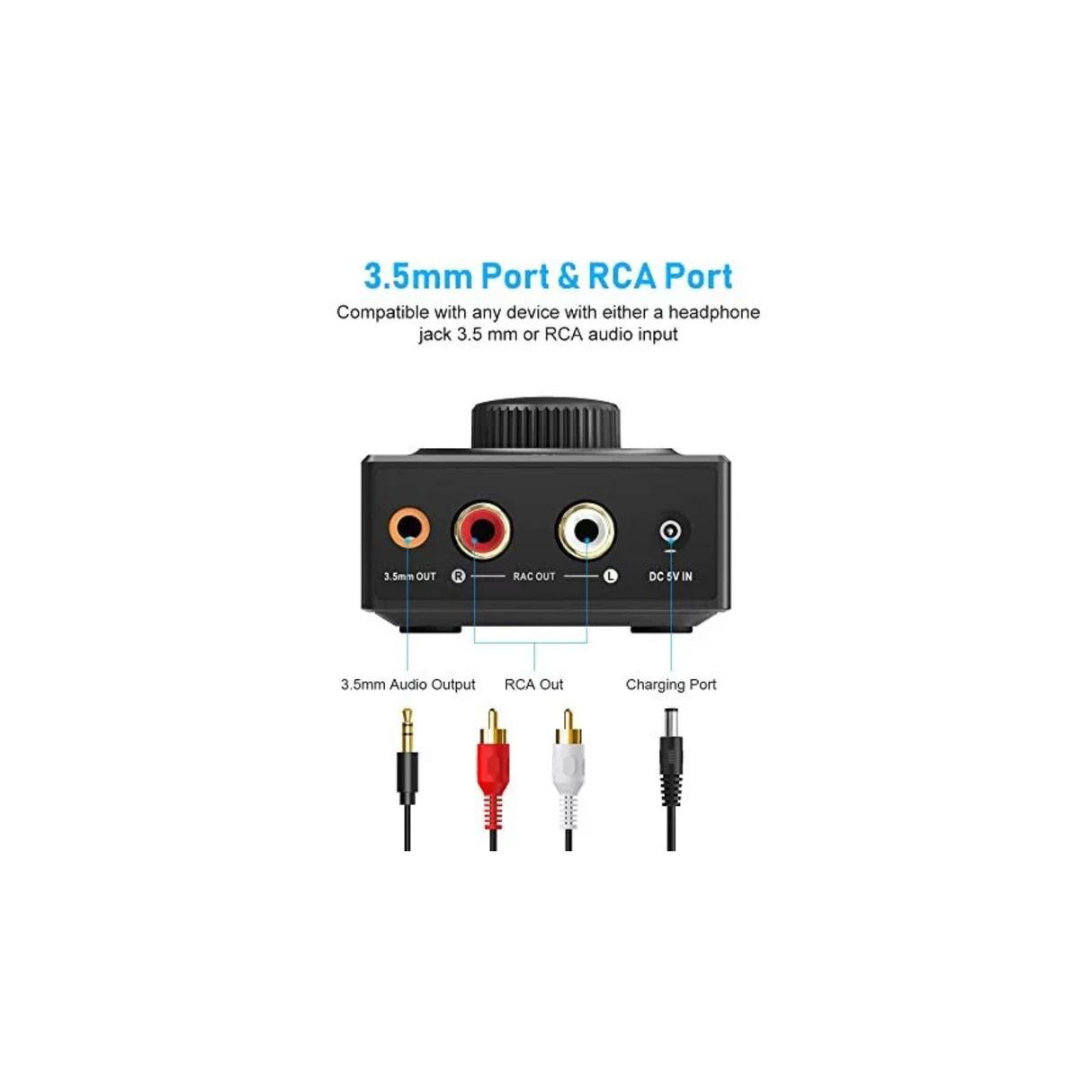1Mii B06T3 - Wireless Bluetooth Receiver HiFi HD Audio Adapter