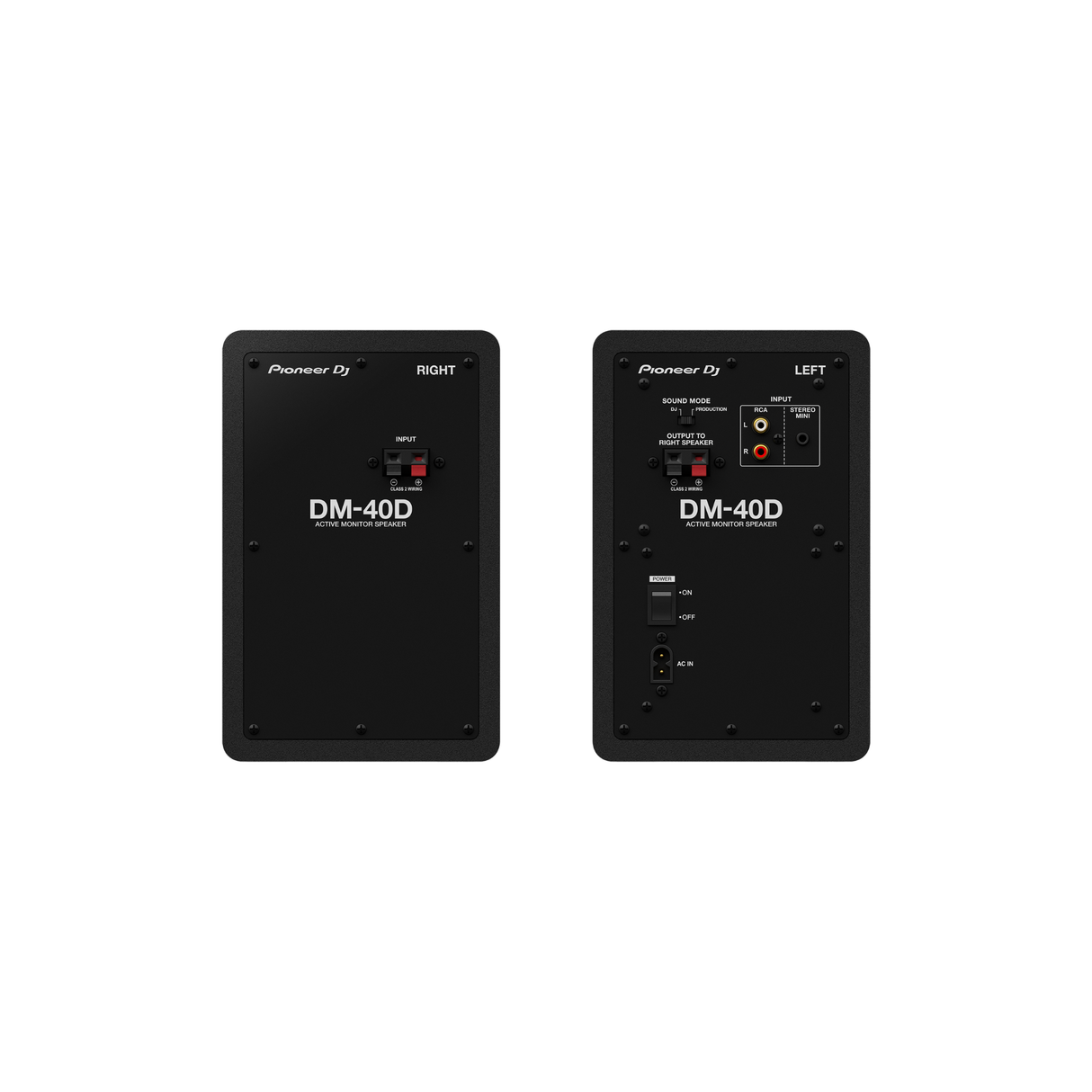 Pioneer DM-40D - 4-inch Desktop Active Monitor Speaker (Each)(Black)