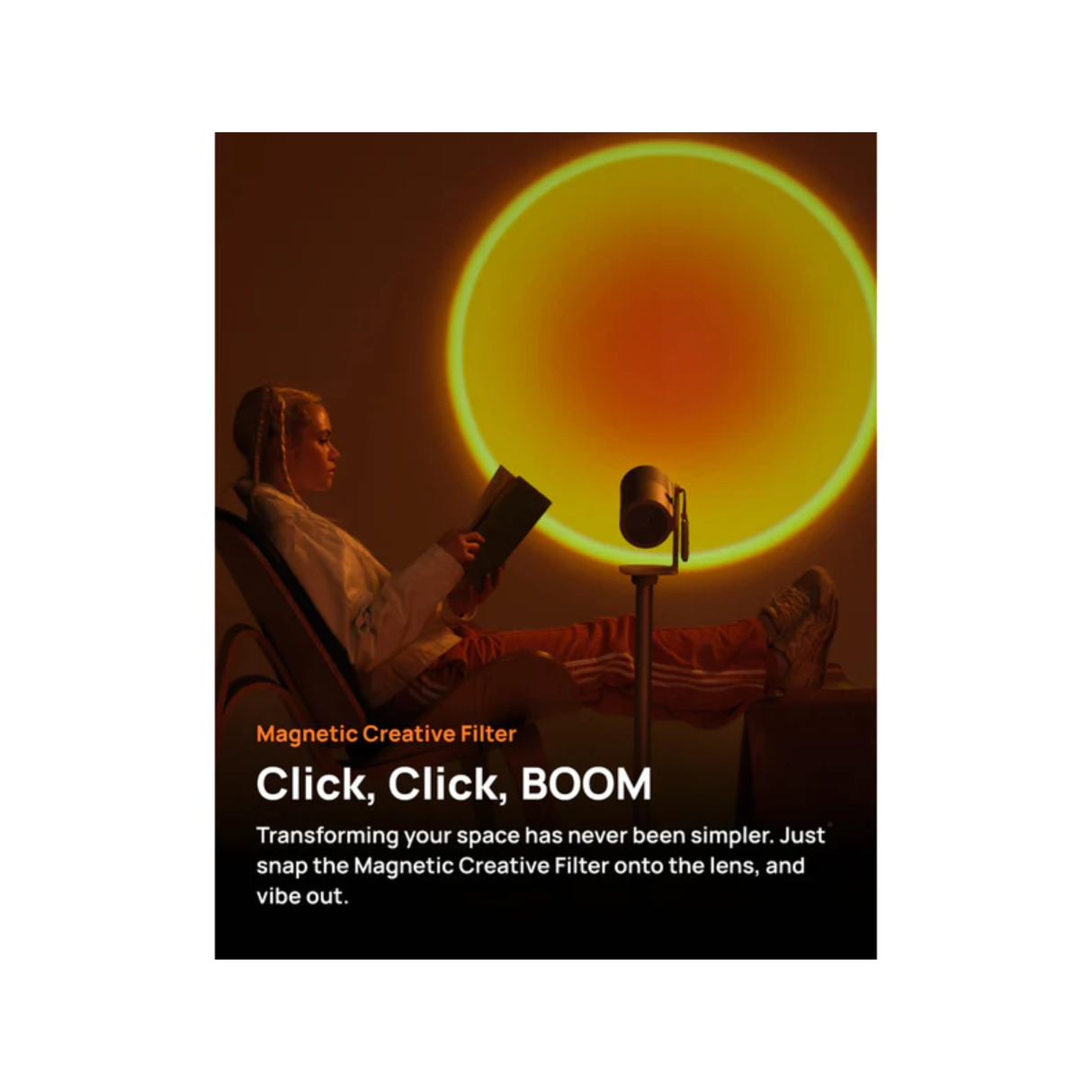 XGIMI MoGo 4 - 1080P Full HD Google TV Smart Portable Projector with Built-In Battery