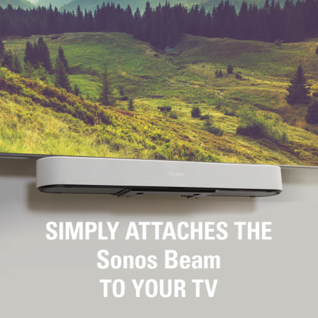Sanus WSSBM1 TV Mount for Sonos Beam (Gen 1&2) (Black) (Each)