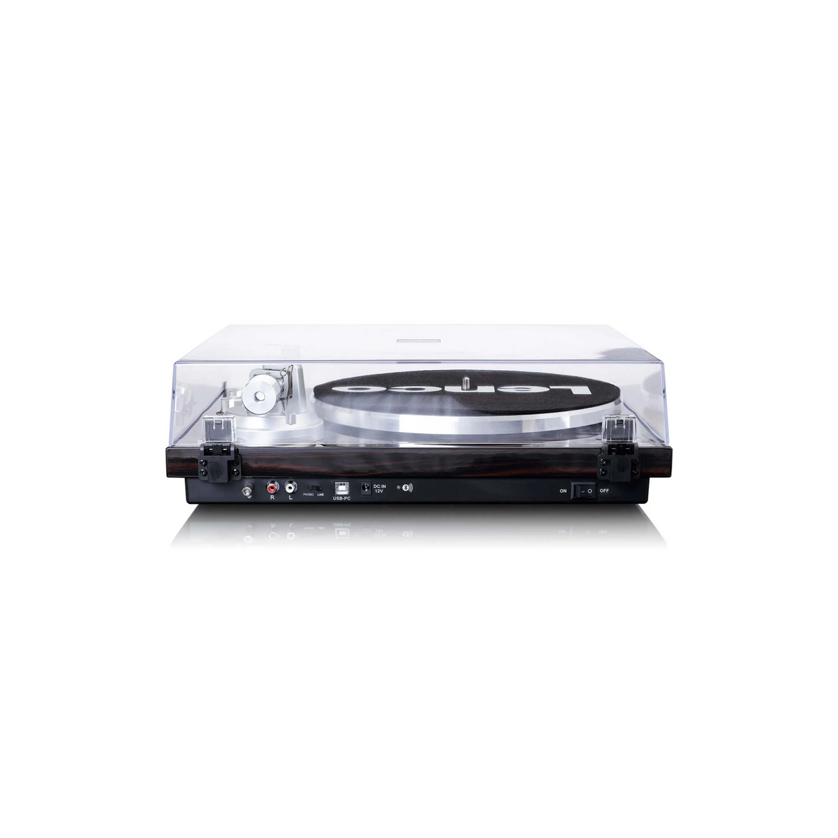 Lenco LBT-188WA - Record Player with Bluetooth (Dark Brown)