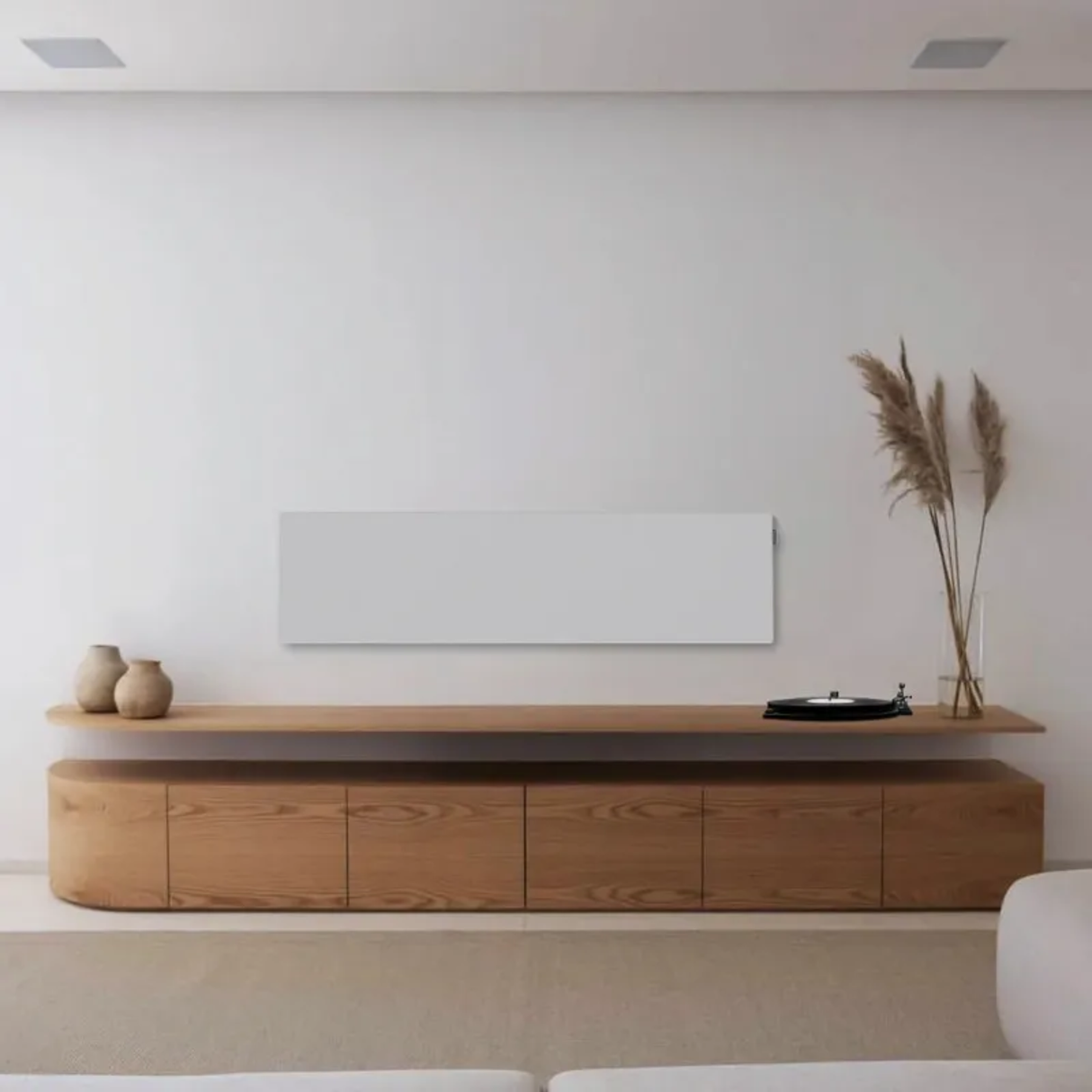 Canvas Solo Soundbar (Fabric Finish, Light Grey)
