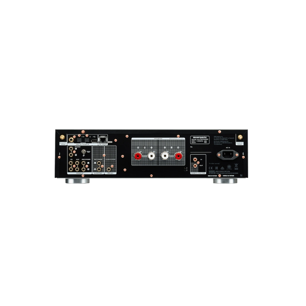 Marantz PM7000N Integrated Stereo Amplifier with Dali Sonik 5 Floorstanding Speakers (Black)(Bundle Pack)