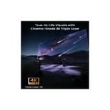 JMGO N1S Ultimate - Smart Portable 3300 Lumens Triple Laser 4K Projector