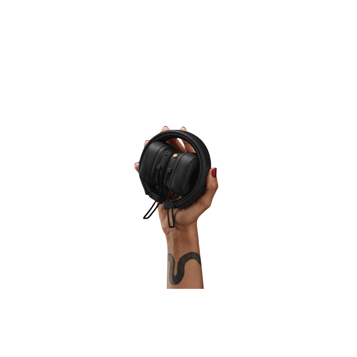 Marshall Major V Wireless on-ear headphones with 100+ hours of playtime (Black)
