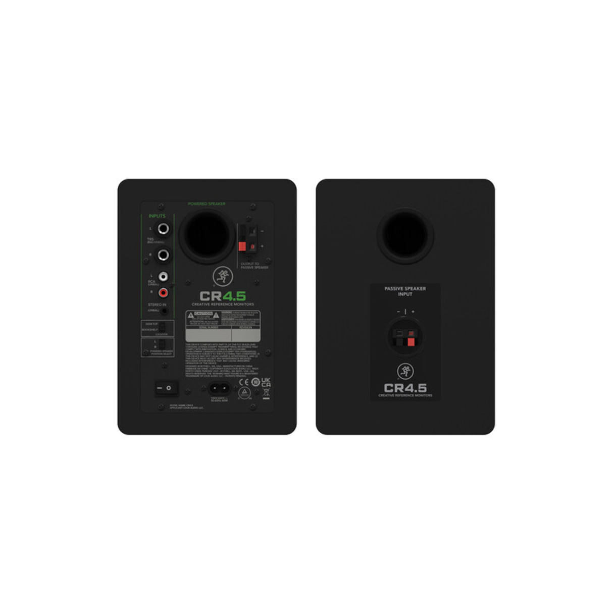 Mackie CR4.5 - 4.5 Inches Powered Studio Monitor Speaker (Pair) (Black)