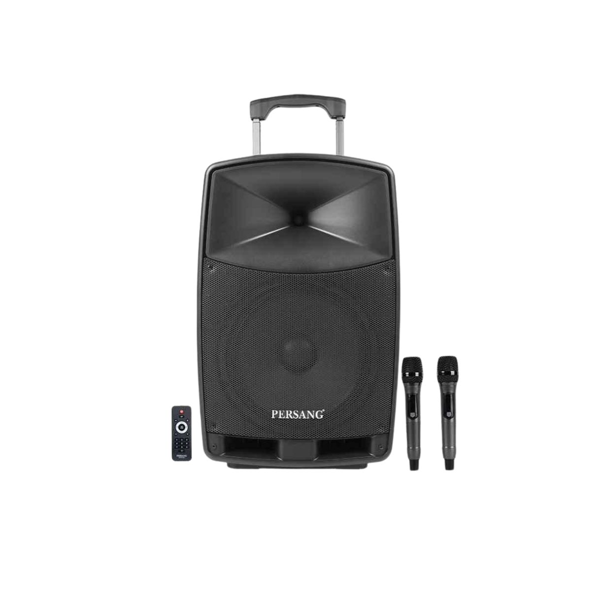 Persang Octane 9 Premium 12 Inch Bluetooth Party Speaker with 2X UHF Wireless Mic  & Built-In Battery