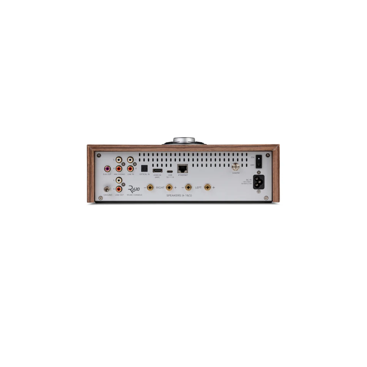 Ruark R610 Music Console Streaming Integrated Amplifier (Fused Walnut Veneer)
